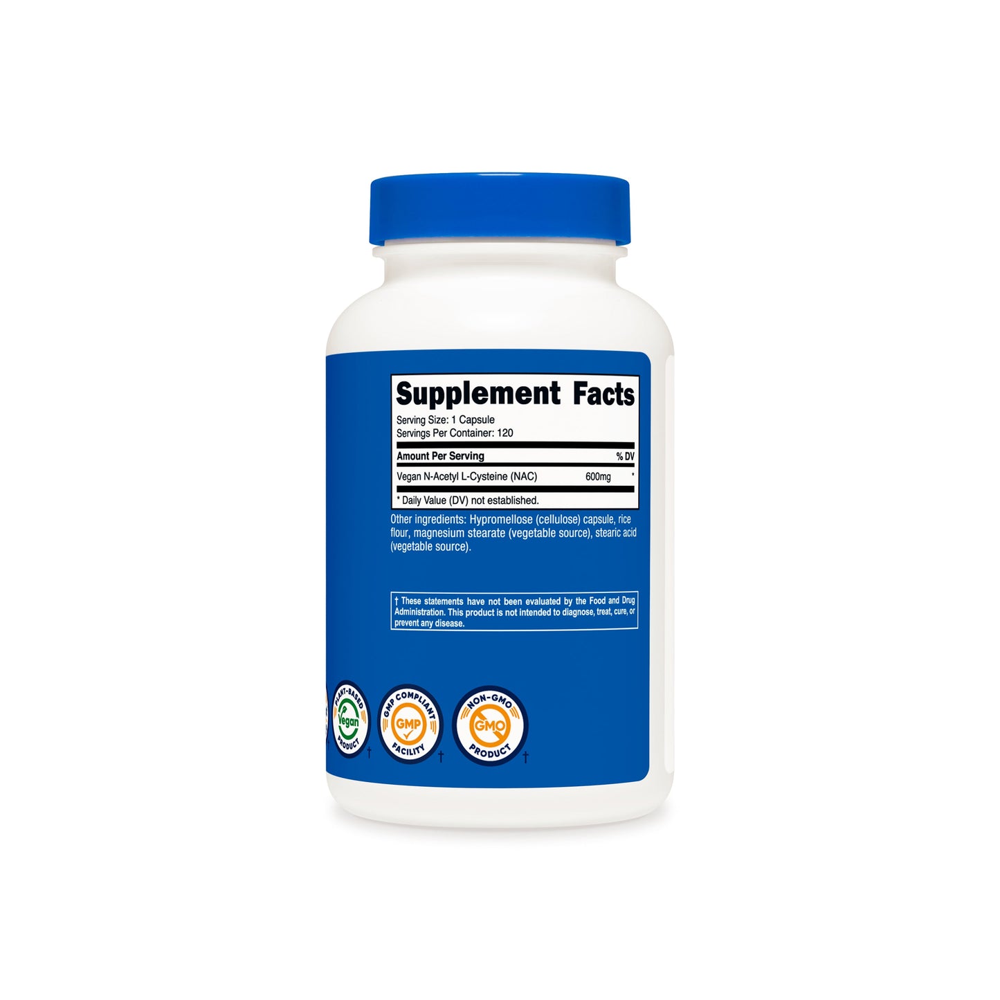 Nutricost N-Acetyl L-Cysteine (NAC) Capsules