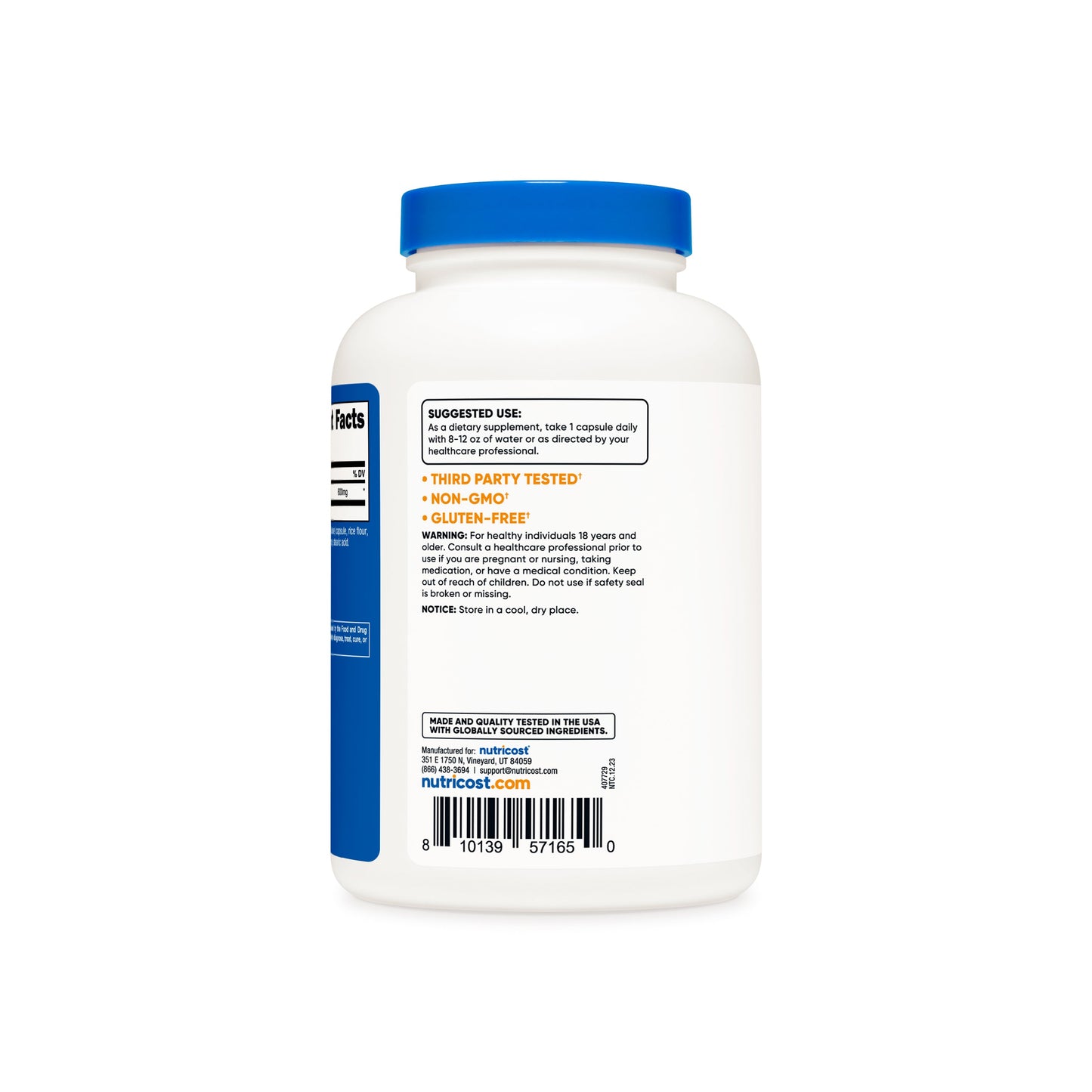 Nutricost N-Acetyl L-Cysteine (NAC) Capsules